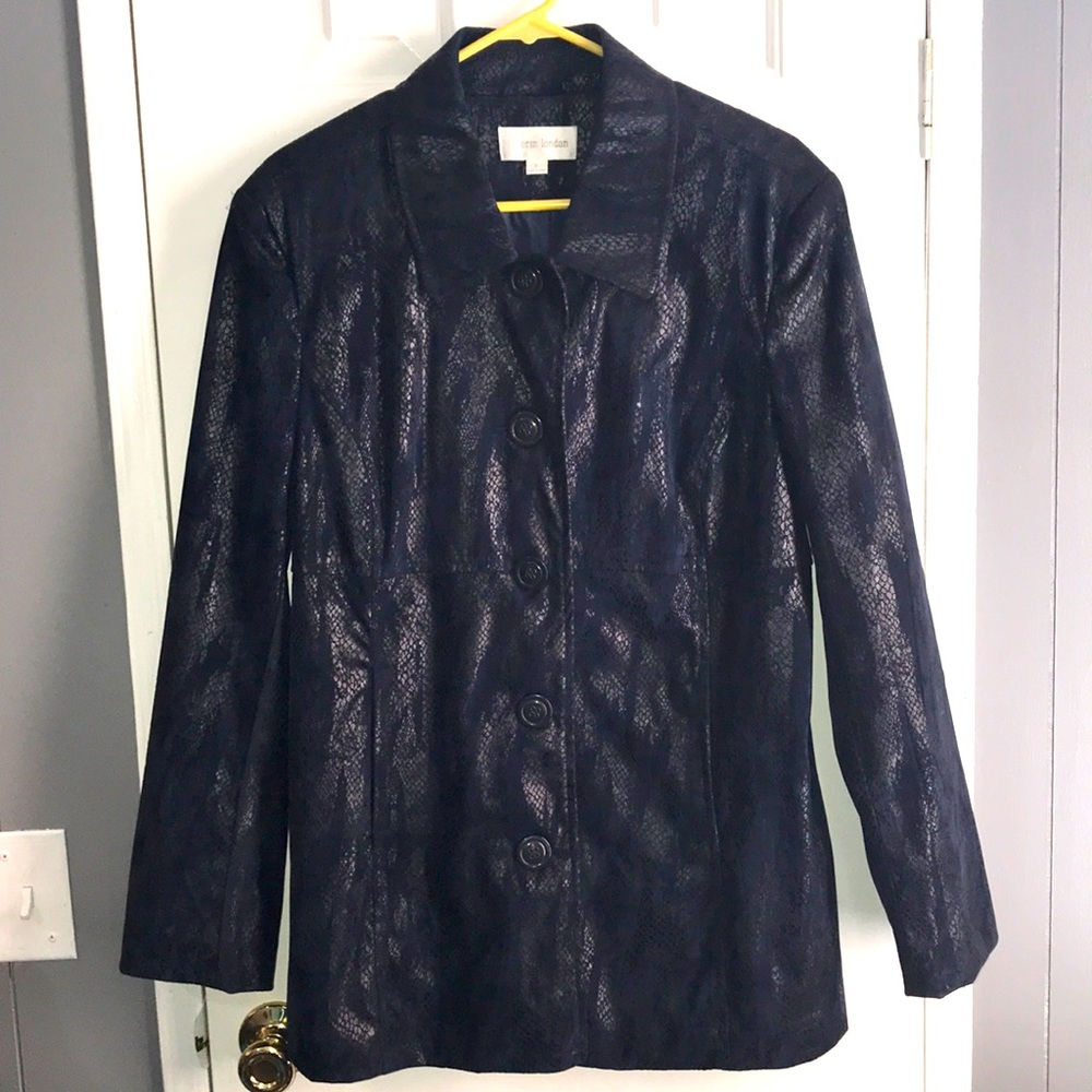 *SOLD* Navy Erin London Coat